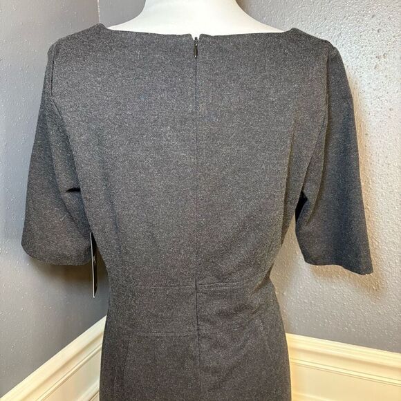 Pure Collection Knit Midi Workwear Sheath Dress - Picture 7 of 9